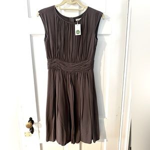 NWT Boden Selina dress in pewter, size 2R US, 6R UK